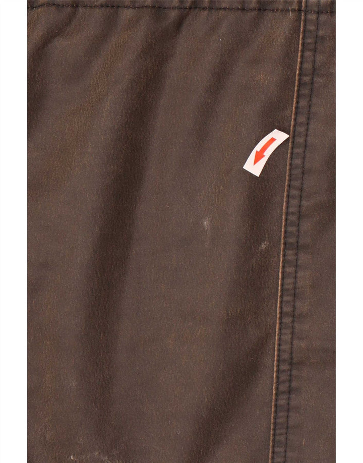 Marks & Spencer Herre vokset bomuldsjakke UK 42 XL Brun