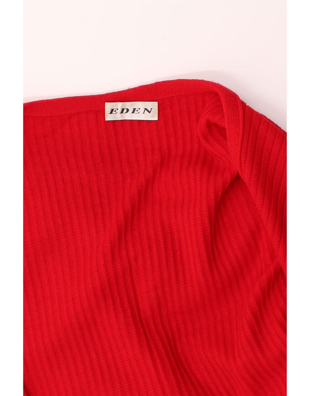 VINTAGE Womens Poncho Cardigan Sweater One Size Red Wool Vintage Vintage and Second-Hand Vintage from Messina Hembry 