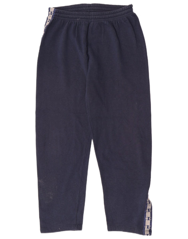 Champion Dame grafisk træningsdragt Bukser UK 18 XL Navy Blue Colourblock