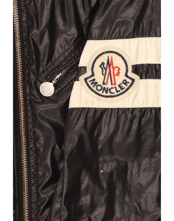 Moncler Dame Polstret Jakke Størrelse 2 Medium Sort Polyamid