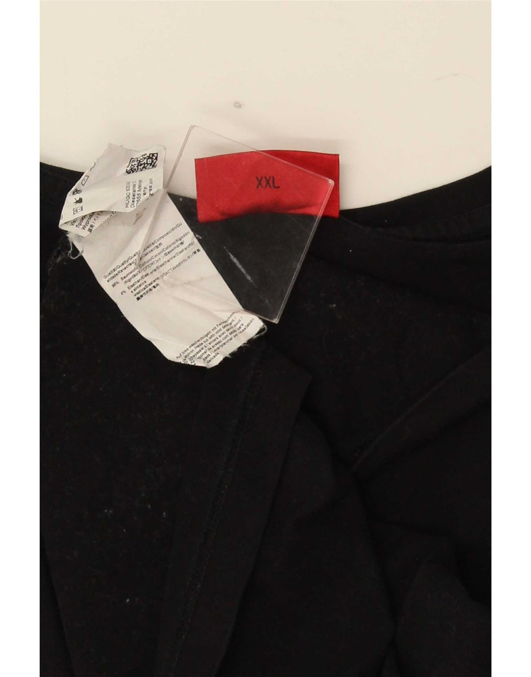 Hugo Boss Herre T-Shirt Top 2XL Sort Bomuld