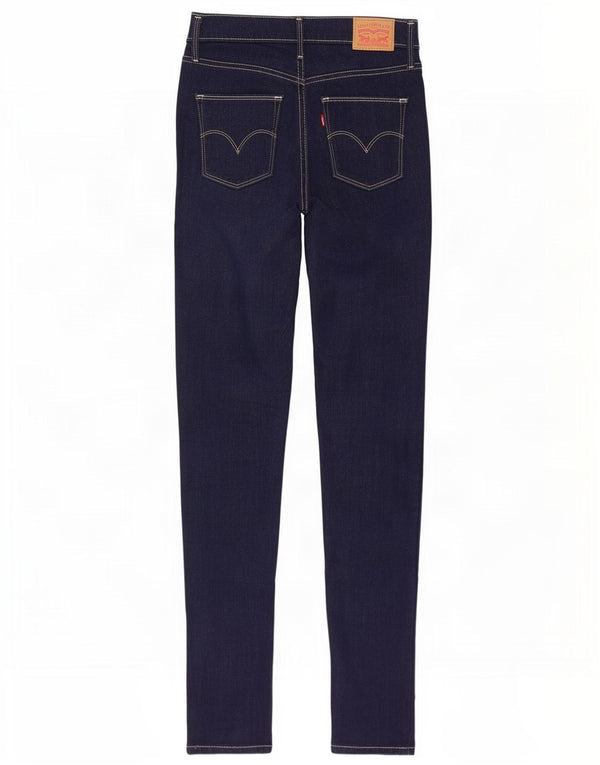 Levi's Dame Slankende Skinny Jeans W25 L32 Marineblå Bomuld