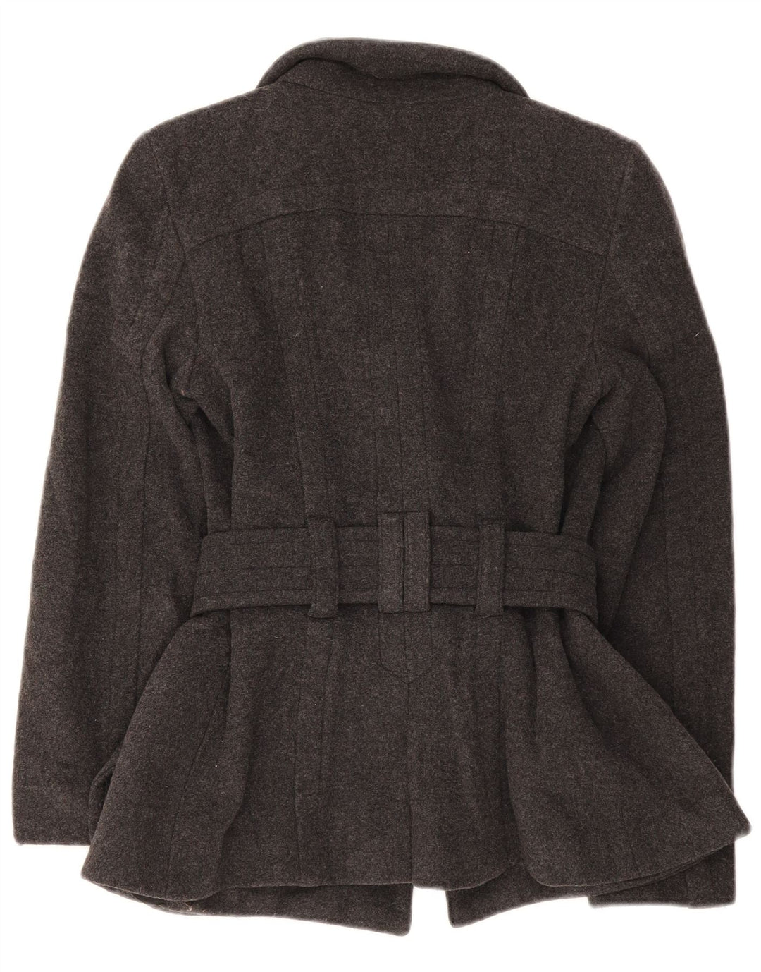 Zara Womens Pea Coat UK 6 XS Sort Uld