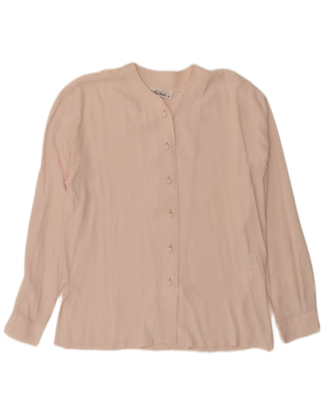Vintage dameskjorte bluse IT 42 Medium Pink Acetate