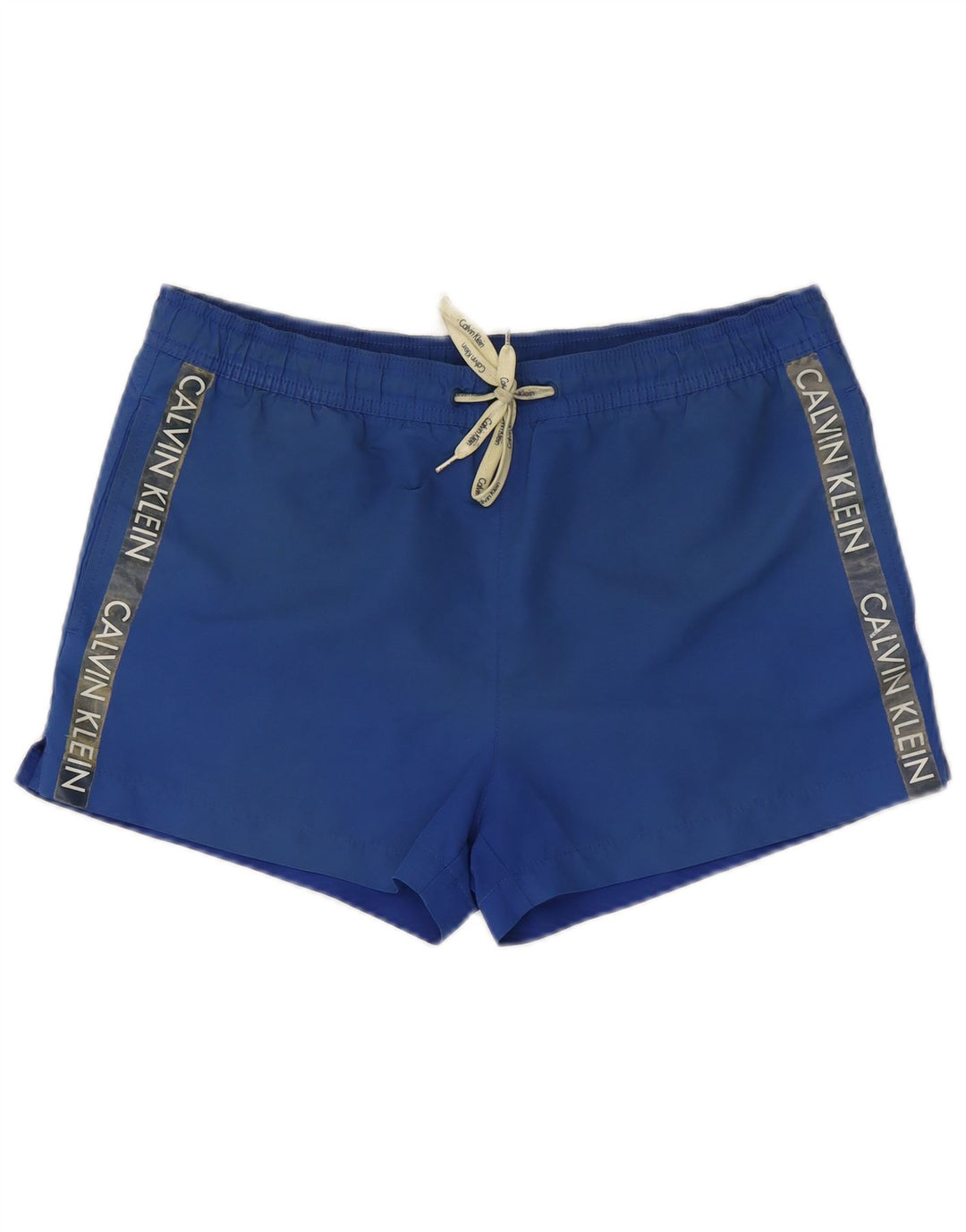 Calvin Klein Herre grafiske svømmeshorts Små blå polyester