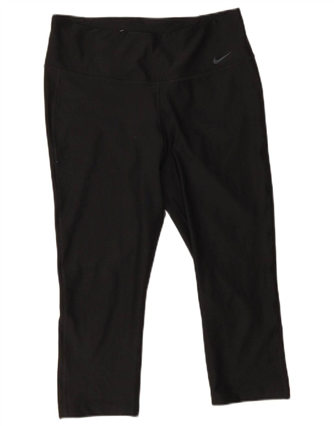 Nike Dame Dri Fit Capri Leggings UK 14 Medium Sort Polyester