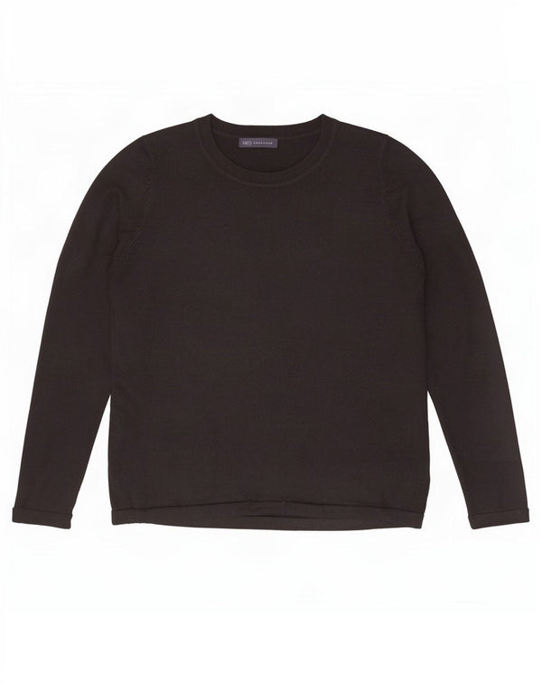 Marks & Spencer Dame Boat Neck Jumper Sweater UK 18 XL Brun Akryl