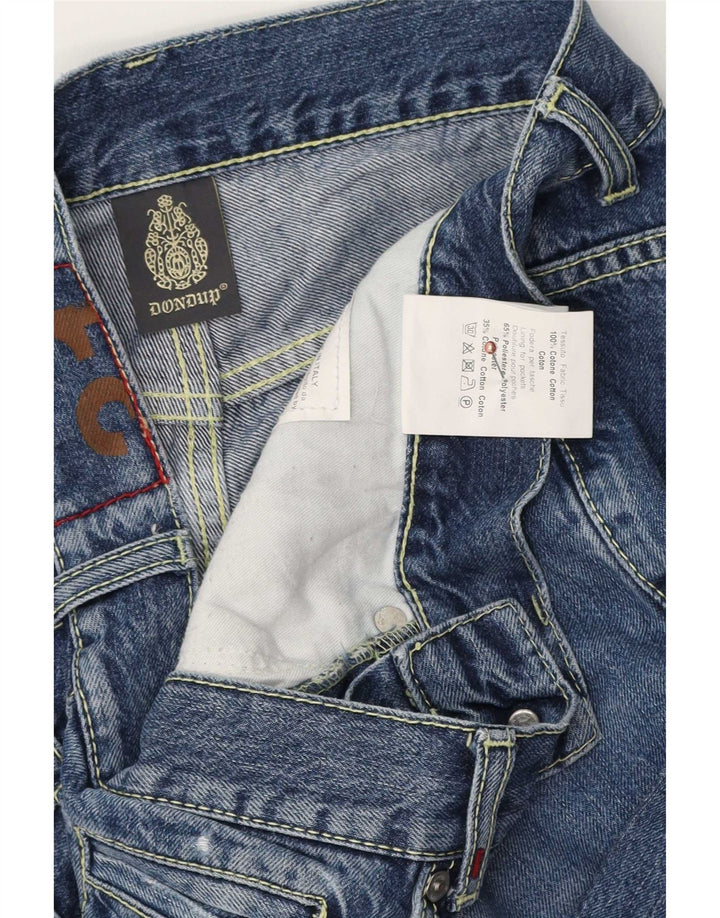 Dondup Dame Distressed Slim Jeans W31 L29 Blå Bomuld