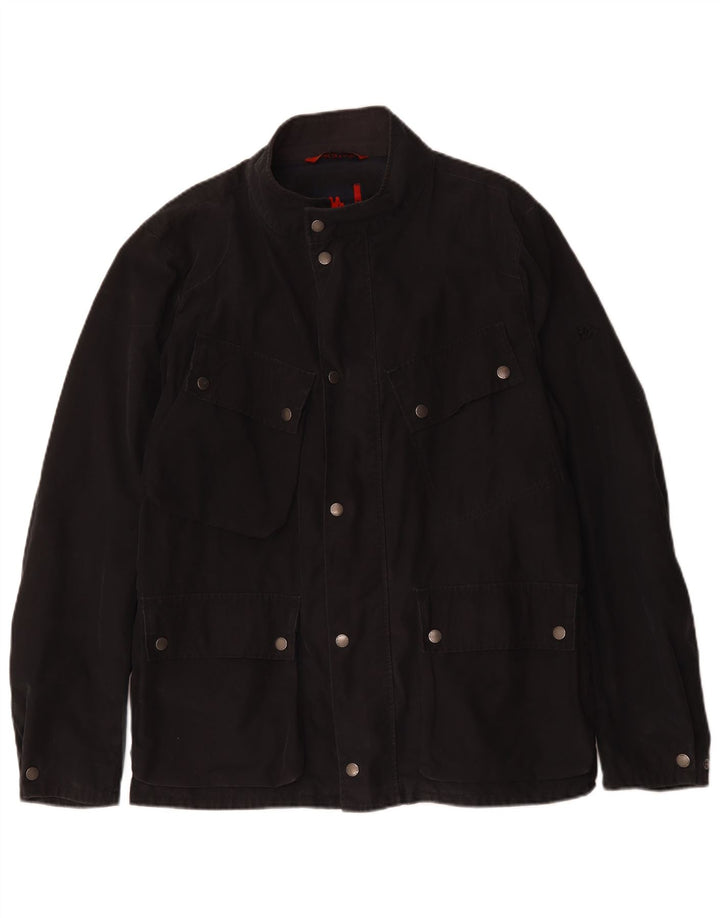 Kappa Herre Utility Jacket UK 40 Large Black Cotton
