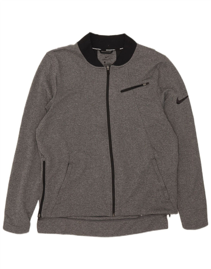 Nike Herre Dri Fit træningsdragt Topjakke Stor Grå Polyester