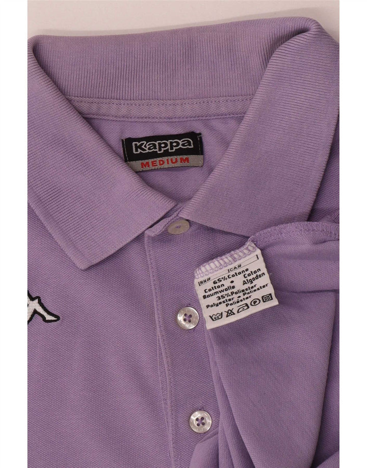 Kappa herre poloshirt Medium lilla bomuld