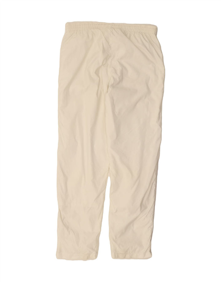 VINTAGE Womens Tracksuit Trousers IT 44 Medium  White Polyester Vintage Vintage and Second-Hand Vintage from Messina Hembry 