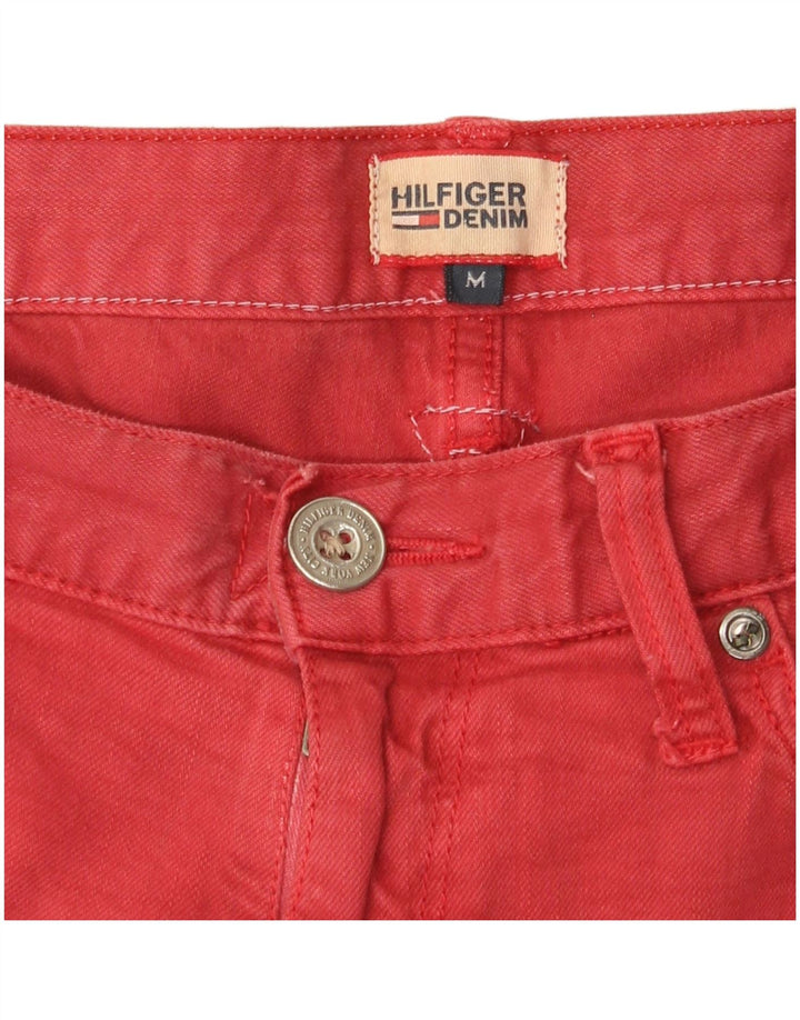 Tommy Hilfiger Herre Slim Jeans Medium W32 L34 Rød