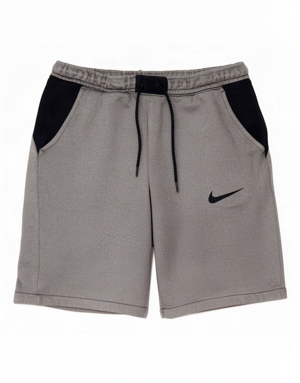 Nike Sportsshorts til mænd, store grå farveblok bomuld