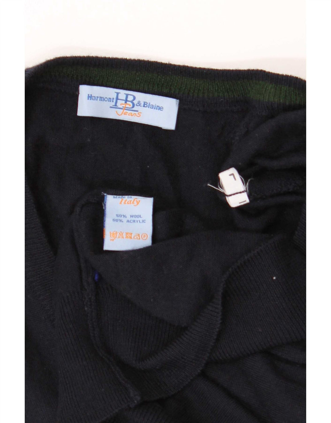 Harmont & Blaine Herre Cardigan Sweater Stor Marineblå Uld