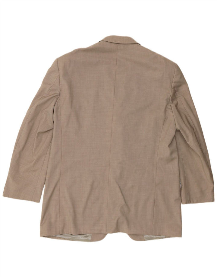 Kenzo Herre 3-knaps blazerjakke IT 56 3XL Beige Uld