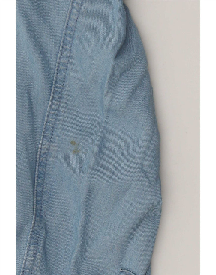 Chaps Dame Denim Shirt UK 20 2XL Blå Lyocell
