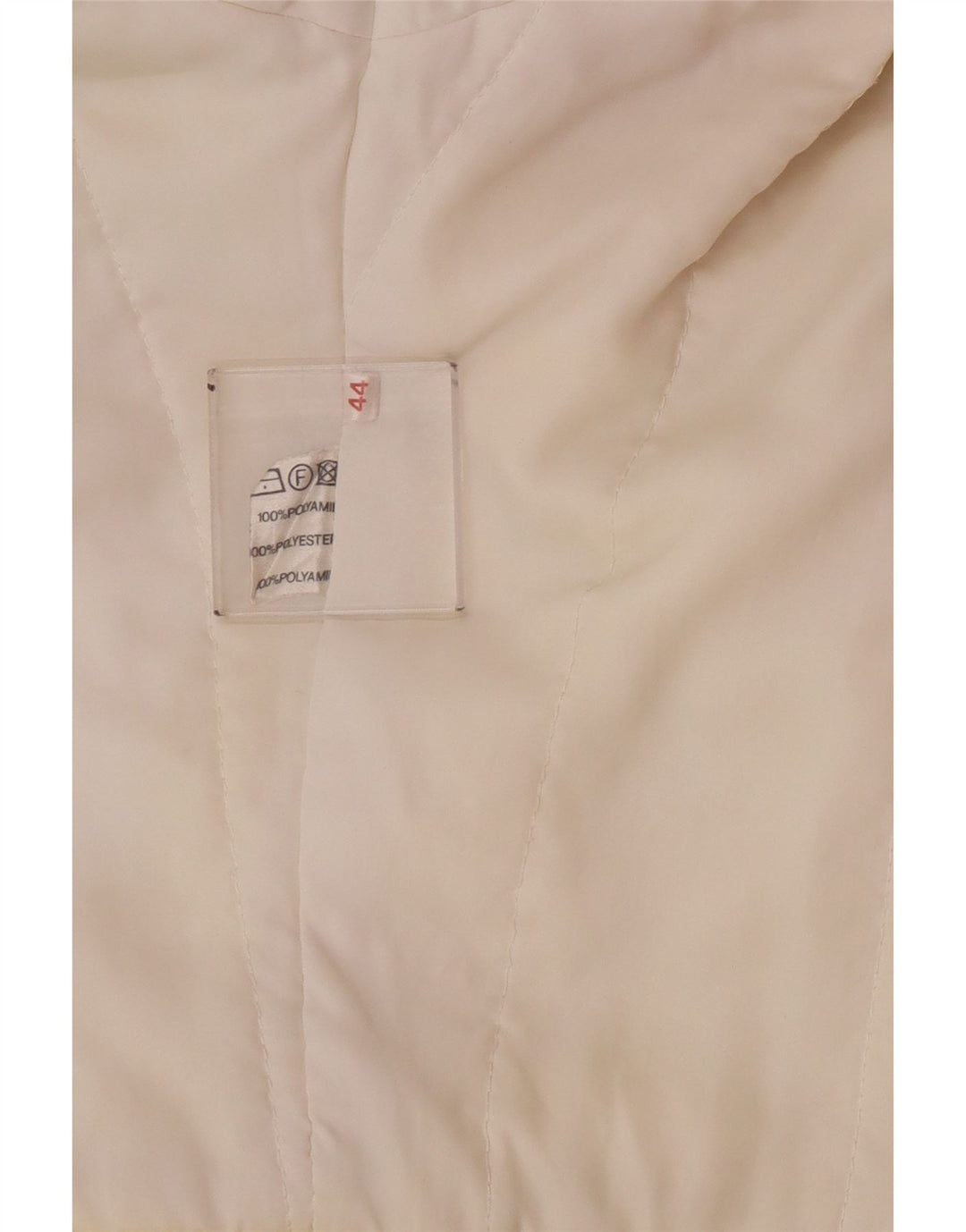 Vintage Dame Oversized Windbreaker Jacket EU 44 XL Gul Polyamid