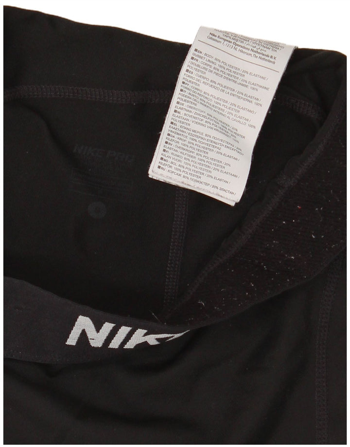 Nike Grafiske Leggings til kvinder UK 10 Lille sort polyester