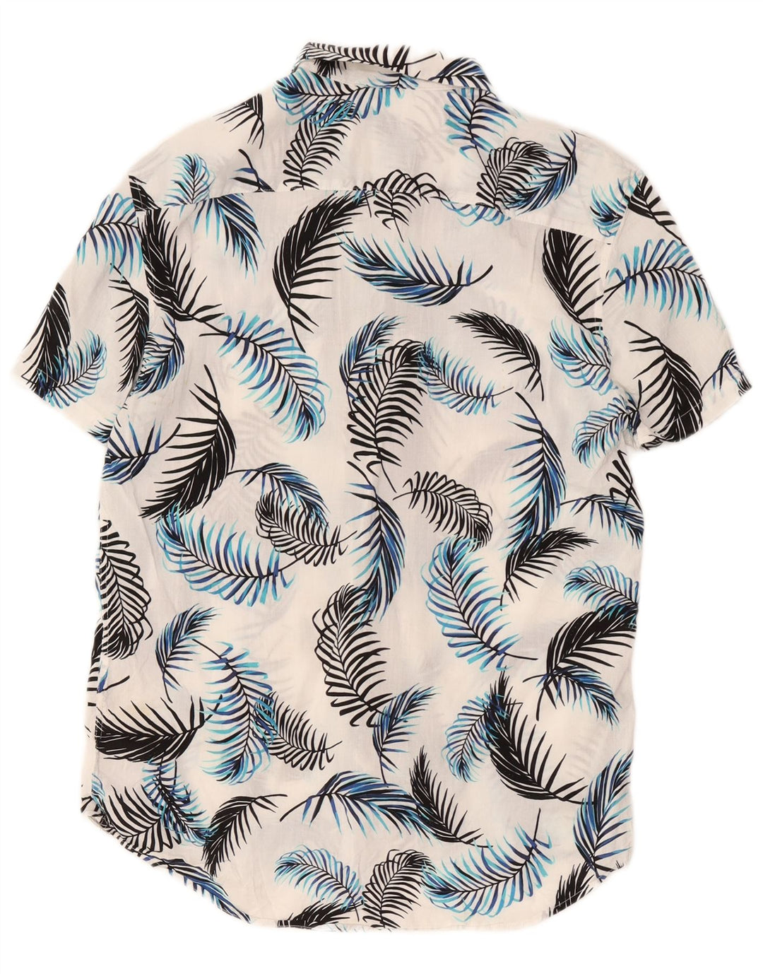 Jack Wills Kortærmet Herreskjorte Medium White Floral Viscose