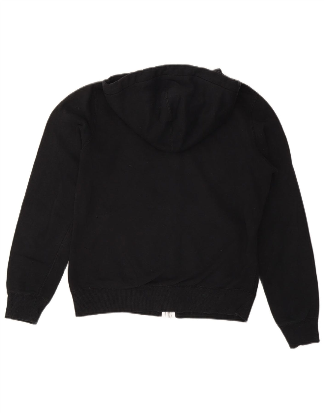 CONVERSE Dame Chuck Taylor Hættetrøje med lynlås UK 14 Medium Sort Bomuld