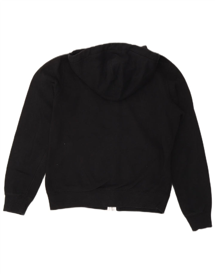 CONVERSE Dame Chuck Taylor Hættetrøje med lynlås UK 14 Medium Sort Bomuld