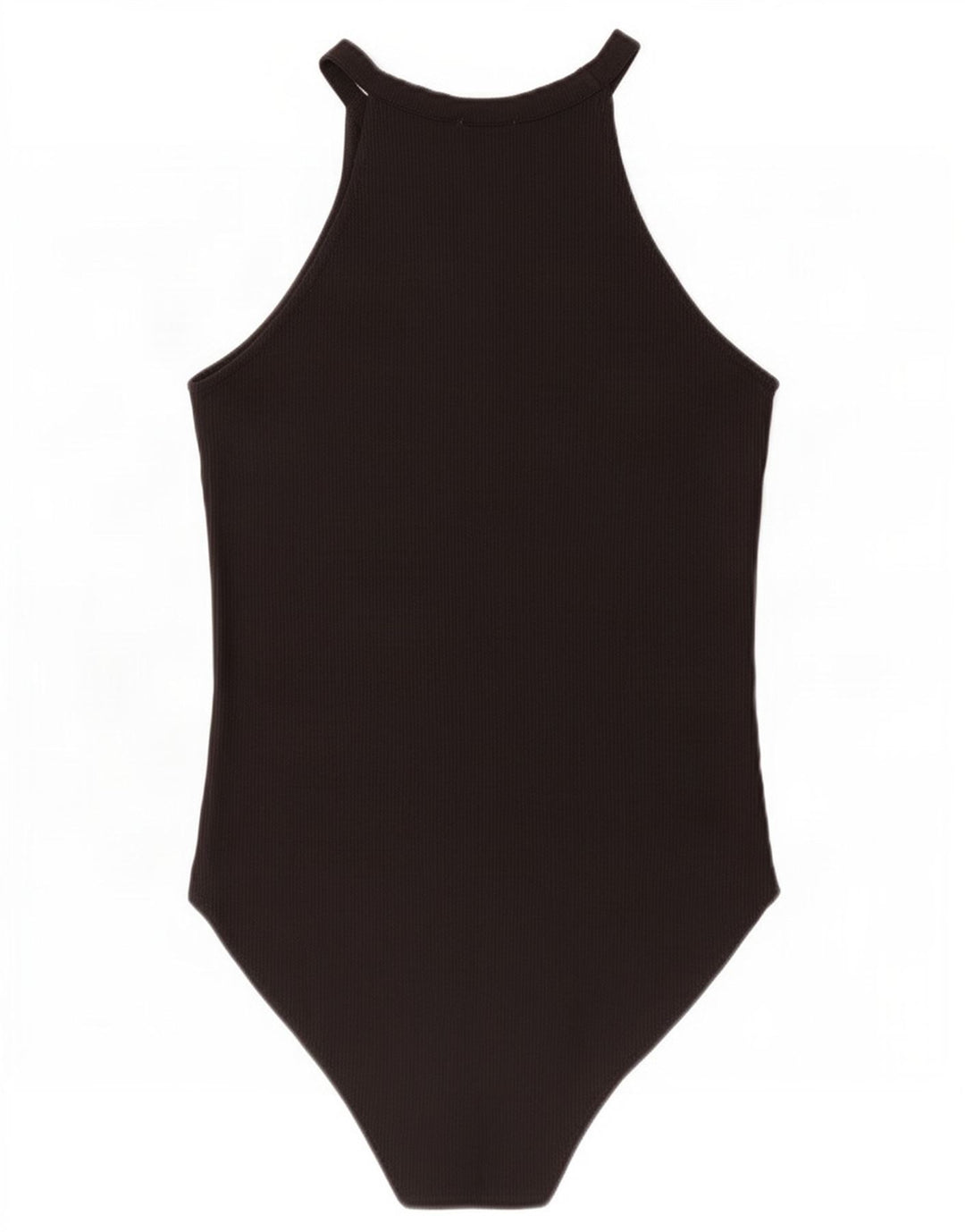 Zara Dame Trafaluc Ærmeløs Bodysuit UK 12 Medium Black