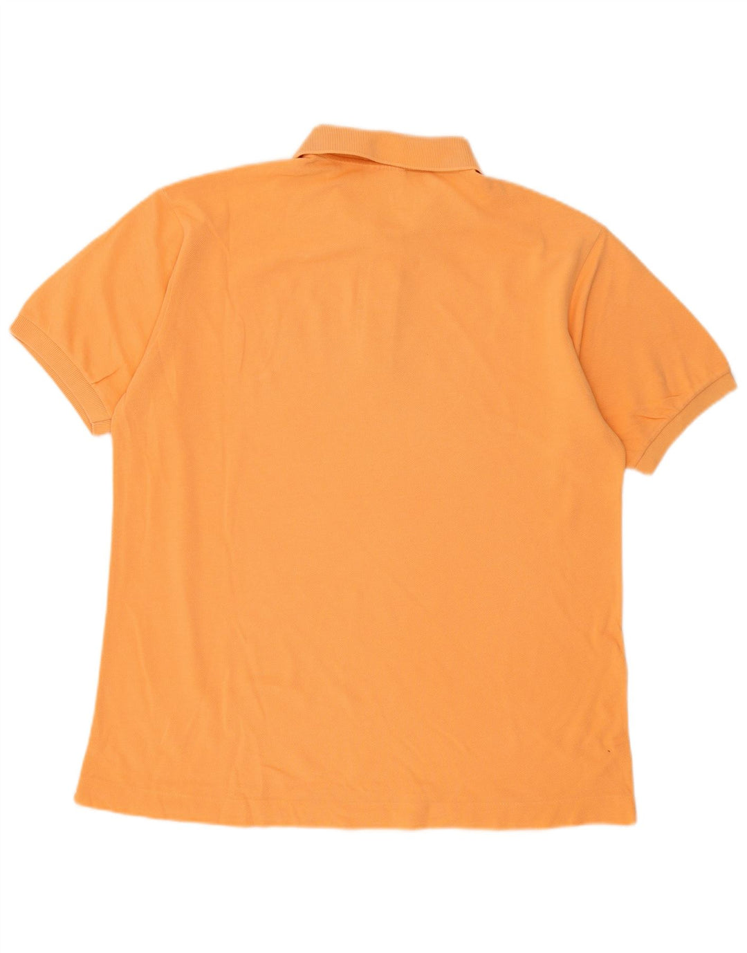 LACOSTE Poloshirt til mænd størrelse 5 Large Orange Bomuld