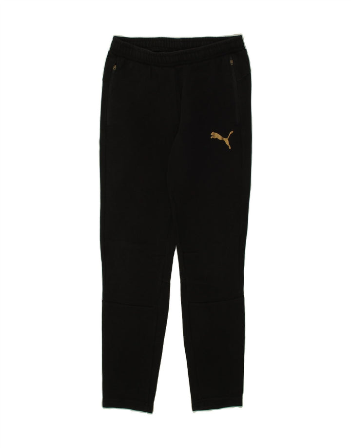 PUMA Womens Tracksuit Trousers UK 10 Small Black Cotton Vintage Puma and Second-Hand Puma from Messina Hembry 