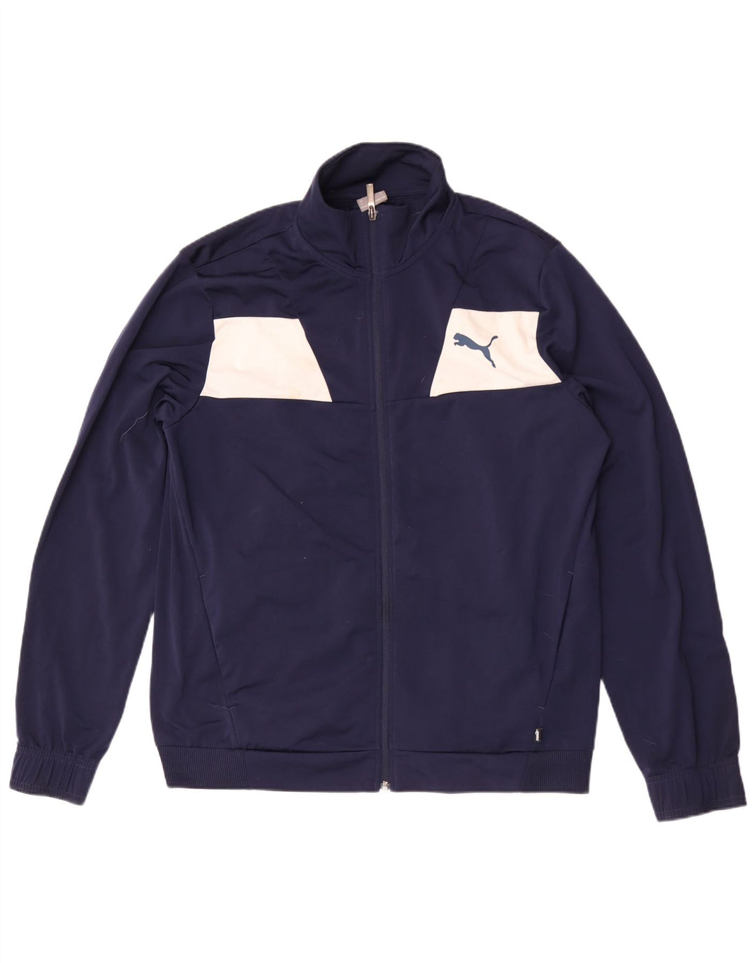 Puma Træningsdragt til mænd Topjakke Stor marineblå Colourblock Polyester
