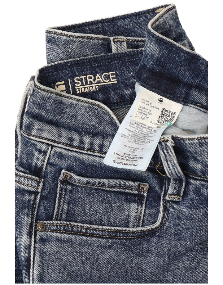G-Star Straight Jeans til mænd W28 L30 Blå Bomuld