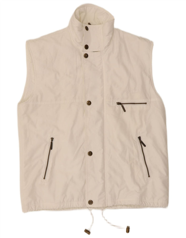 Olympia Herre Utility Gilet UK 40 Large White Polyester