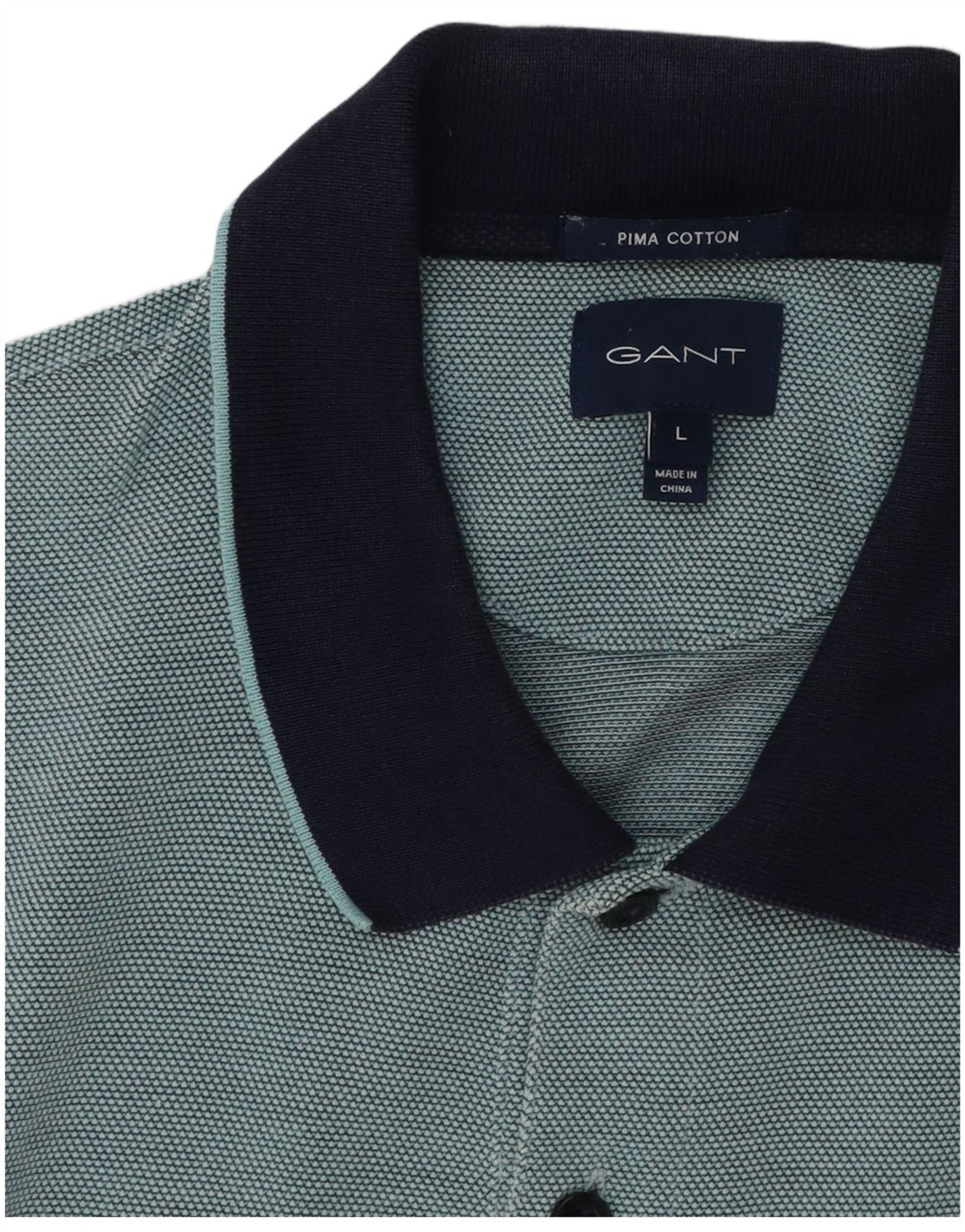 Gant Rugby Polo Shirt til mænd Stor blå bomuld