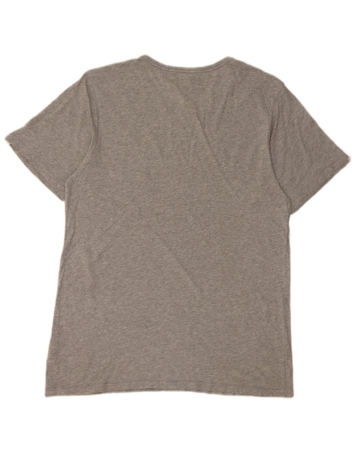 Quiksilver Herre Regular Fit grafisk T-shirt top mellemgrå bomuld