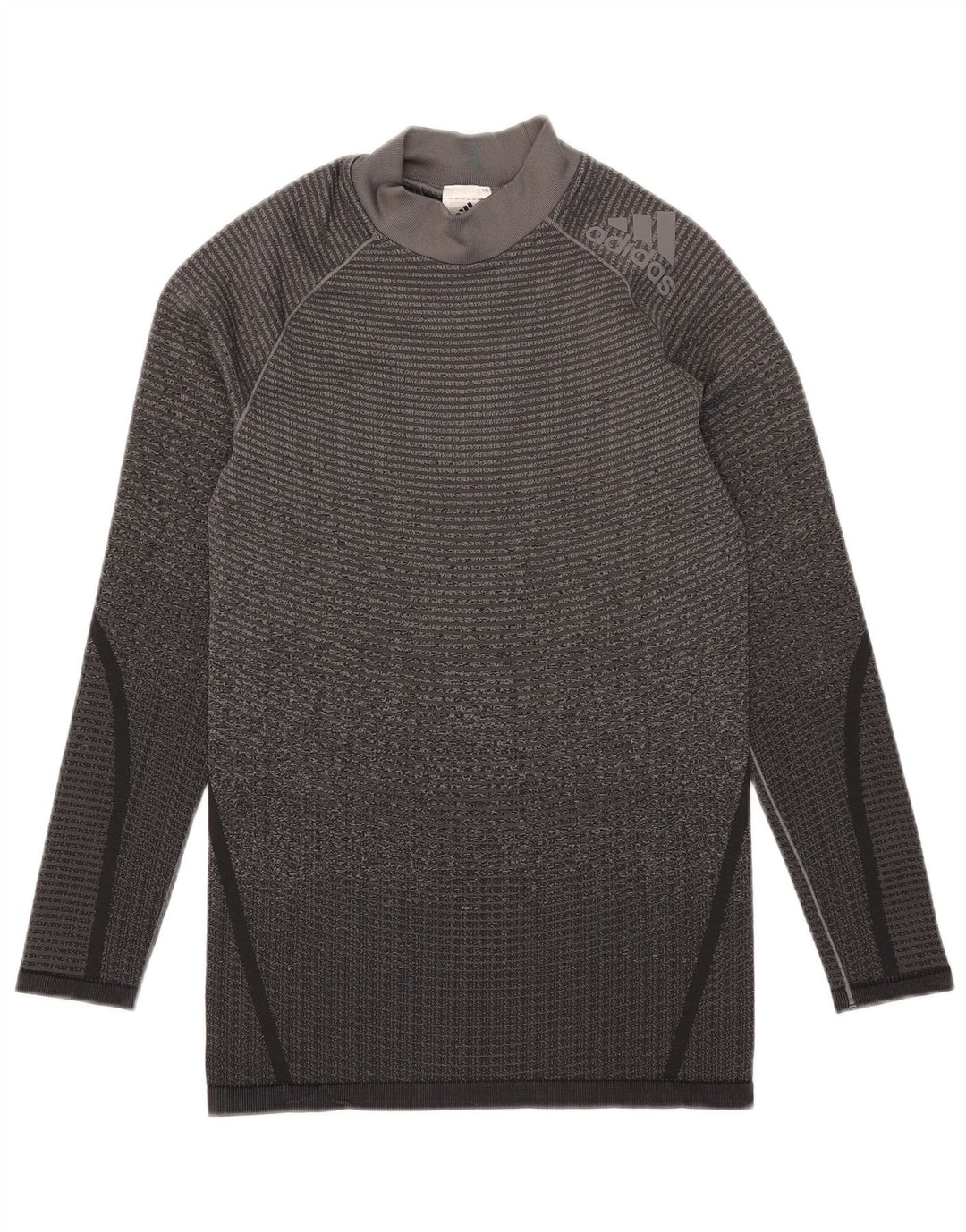 Adidas Herre Top Langærmet Medium Grey Polyester