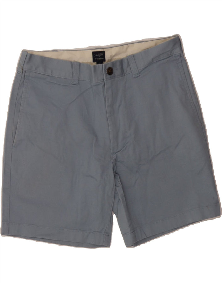J. CREW Mens Chino Shorts W31 Medium  Blue Cotton Vintage J. Crew and Second-Hand J. Crew from Messina Hembry 