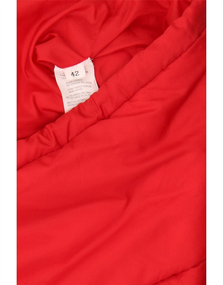 BENETTON Womens Padded Gilet IT 42 Medium Red Polyamide Vintage Benetton and Second-Hand Benetton from Messina Hembry 