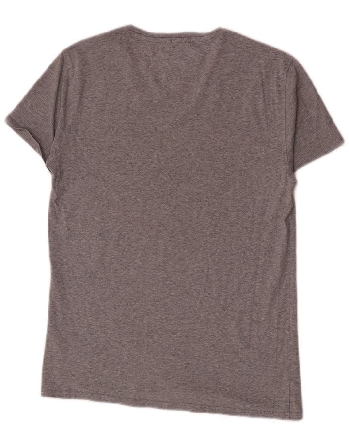 Tommy Hilfiger Herre T-Shirt Top Lille Grå Bomuld