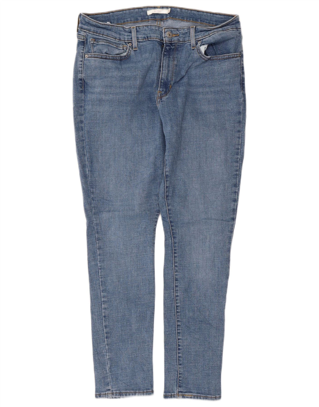Levi's Dame 711 Skinny Jeans W32 L28 Blå Bomuld