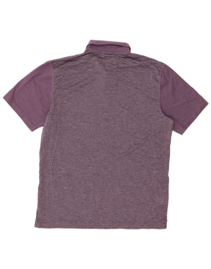 EDDIE BAUER Poloshirt til mænd Medium lilla bomuld