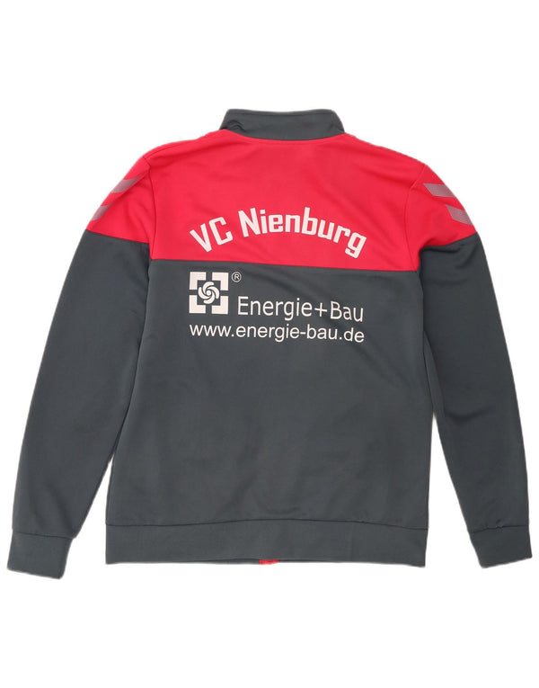 Hummel Dame VC Nienburg Træningsdragt Topjakke UK 16 Stor Grå Colourblock