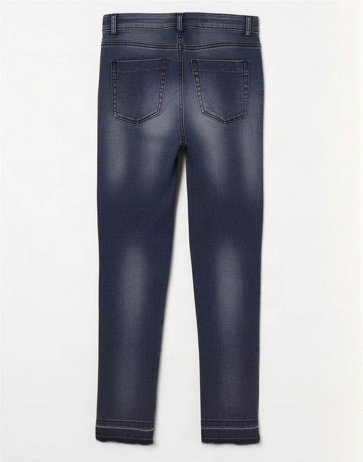 Benetton Dame Skinny Jeans W27 L27 Blå