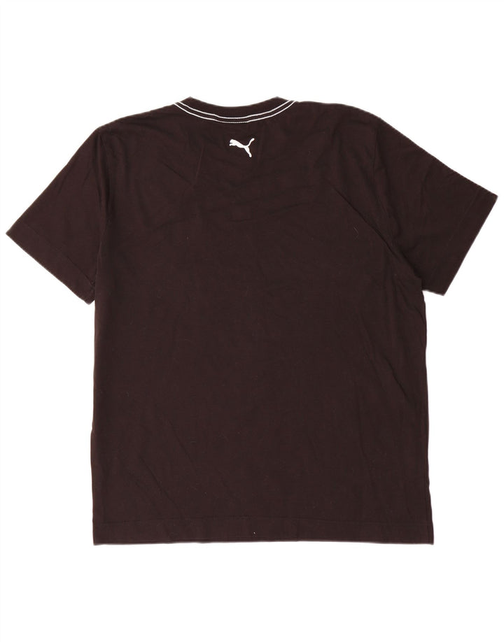 Puma Herre Grafisk T-Shirt Top Stor Sort