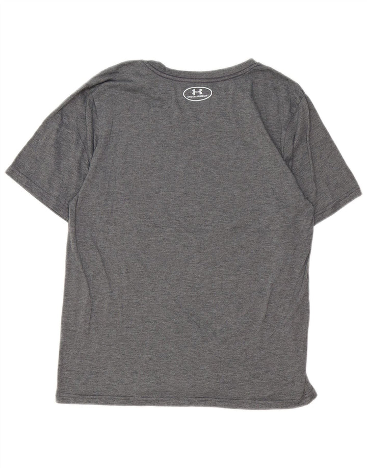 Under Armour Dame T-Shirt Top UK 14 Large Grå