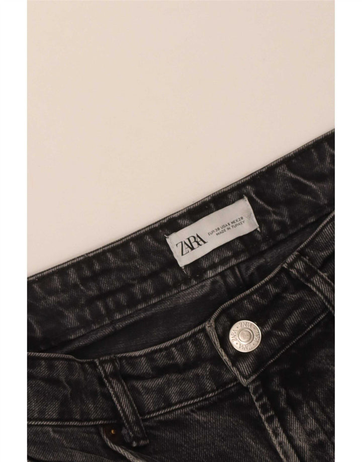 Zara Dame Løse Jeans EU 38 Small W28 L27 Grå
