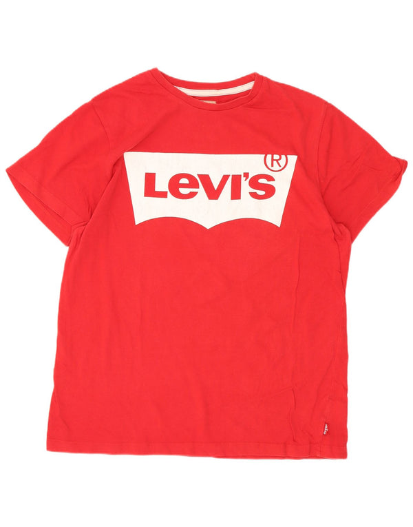 Levi's Boys Grafisk T-Shirt Top 15-16 År Rød