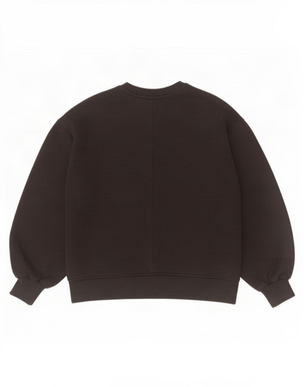 Zara Piger Loose Fit Grafisk Sweatshirt Jumper 11-12 år Sort hjerte