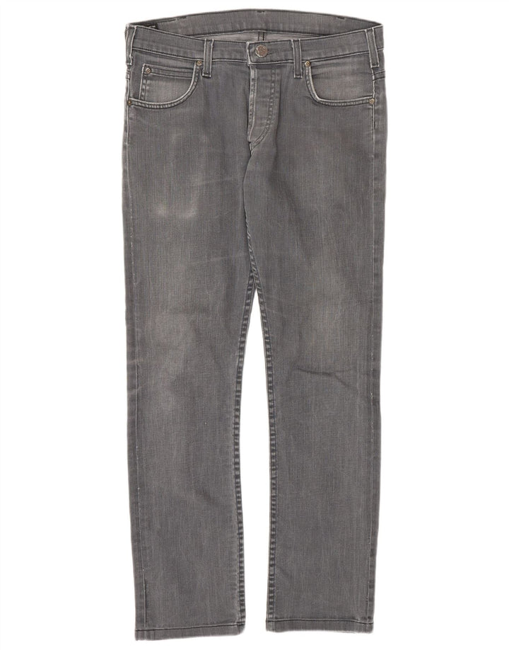Lee Mens Powell Slim Jeans W30 L29 Grå Bomuld