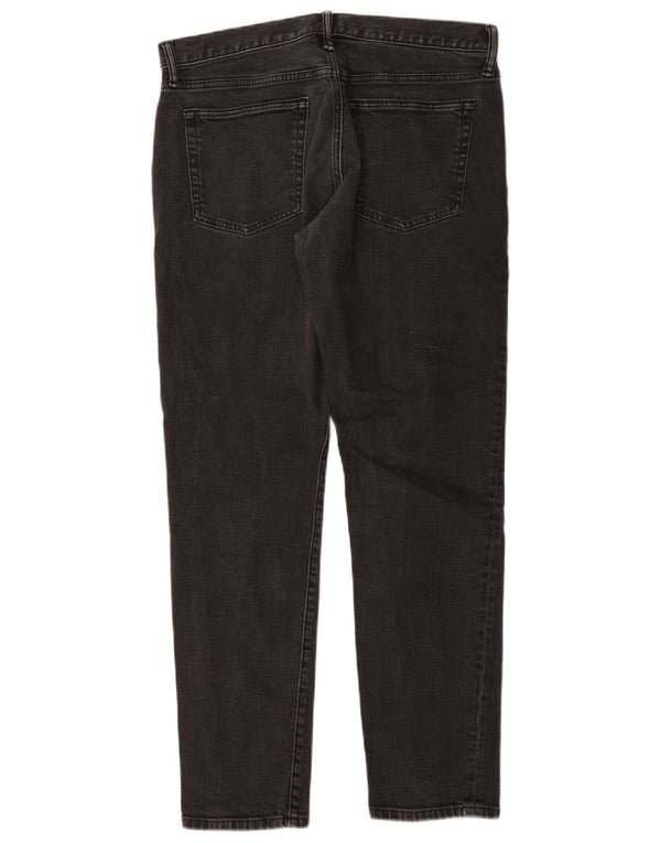 Gap Mens Slim Fit Tapered Jeans W32 L32 Grey Cotton