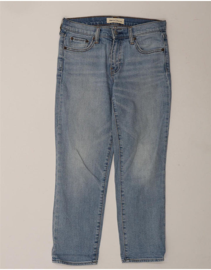 GAP Womens Slim Cropped Jeans W26 L25 Blue Cotton Vintage Gap and Second-Hand Gap from Messina Hembry 